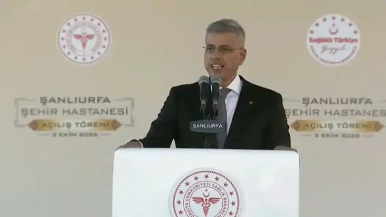 Bakan Memişoğlu Şanlıurfa Şehir Hastanesinin açılışında konuştu:  Rekor düzeye çıktı