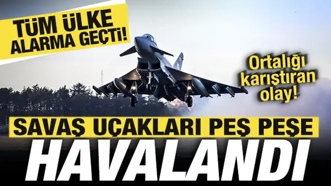 14 yaşındaki çocuk ülkeyi alarma geçirdi! Savaş uçakları peş peşe havalandı