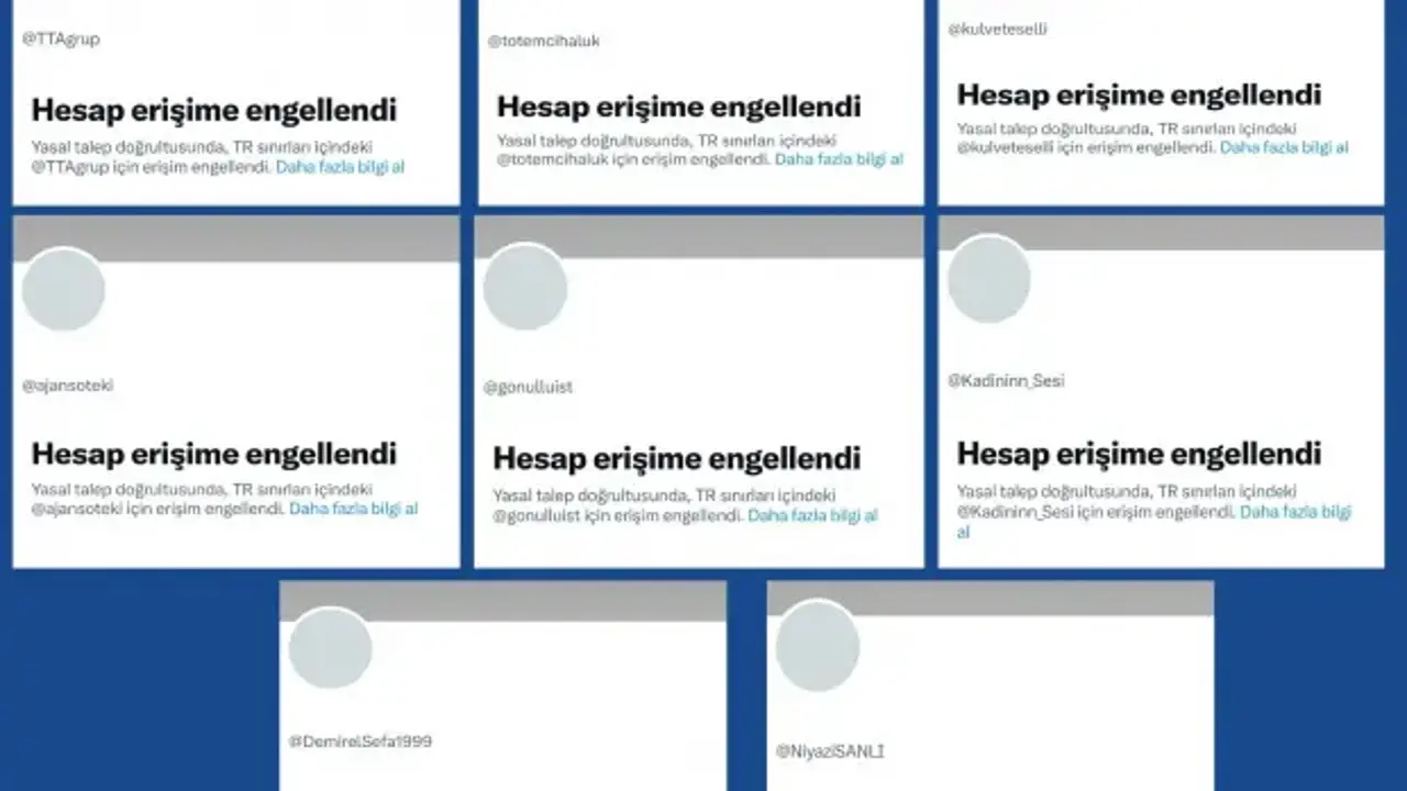 8 X hesabına daha erişim engeli