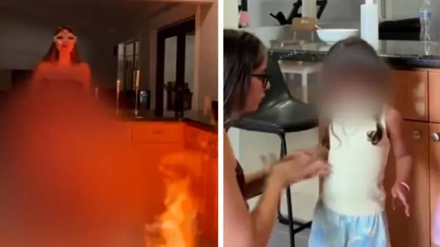 ABD'de bir kadın çocuğunun ellerine sıcak mum döküp evi yakma suçlamasıyla tutuklandı