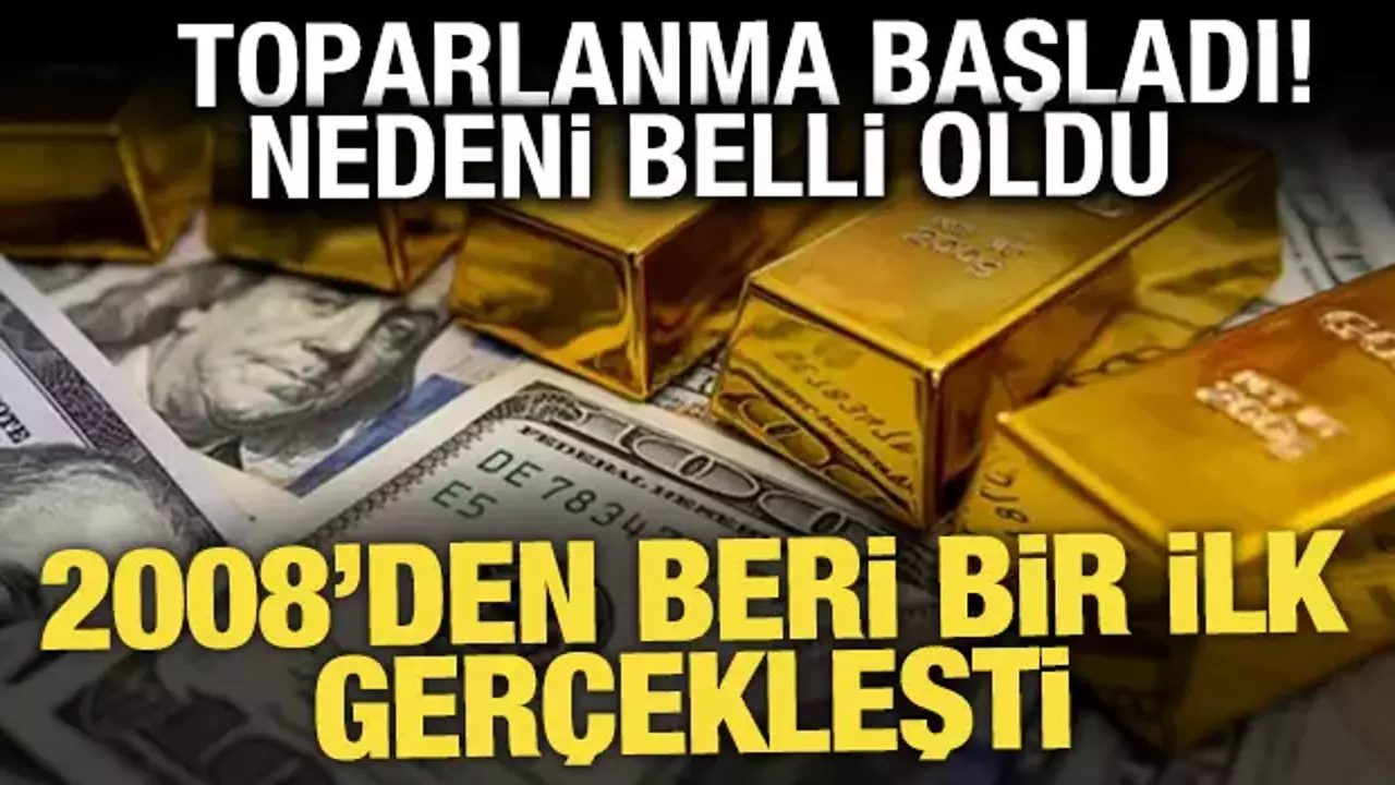 Altın yükselişte ancak 2008'den bu yana en kötü aylık performansa imza attı