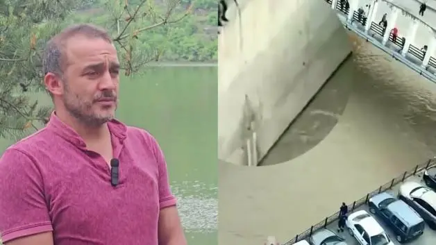 Artvin'de korku dolu anlar! Küçük çocuğun ölümden döndüğü anlar