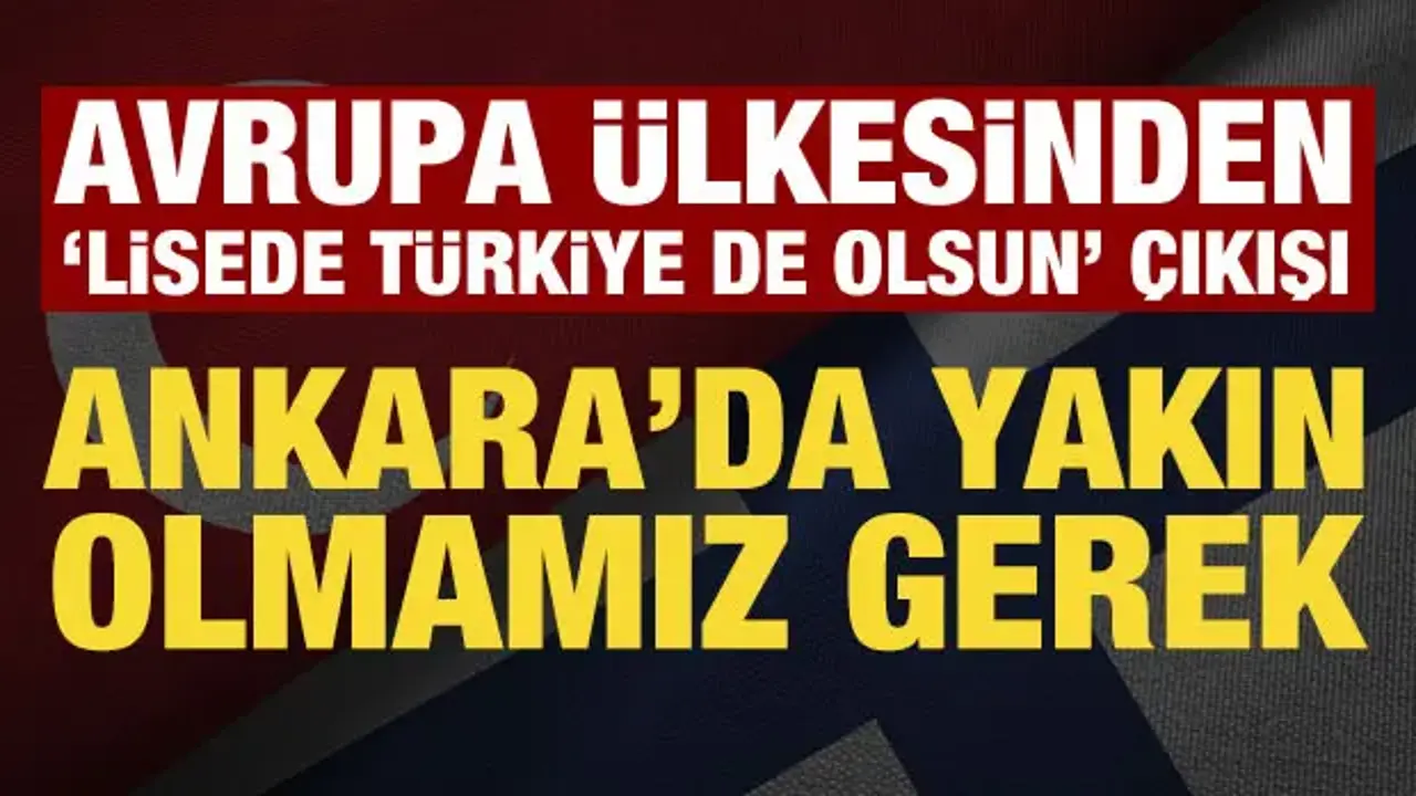Avrupa ülkesinden 