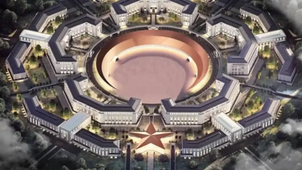 Ay Yıldız Karargahı, Pentagon'un 3 katı büyüklüğünde