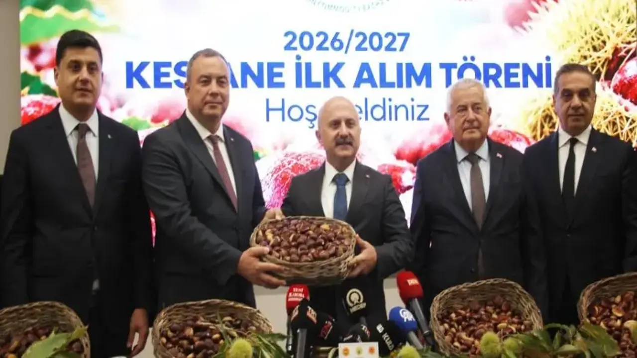 Aydın kestanesinde sezonun ilk ürünü 600 TL'den alındı