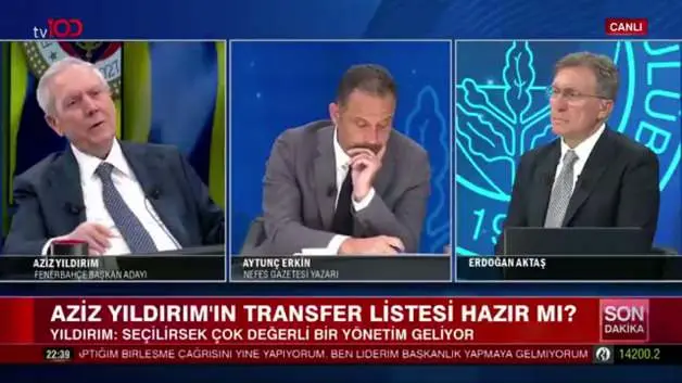 Aziz Yıldırım canlı yayında iki transferi açıkladı