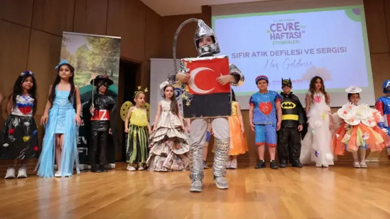 Bağcıların çocuklarından “Sıfır Atık” gösterisi