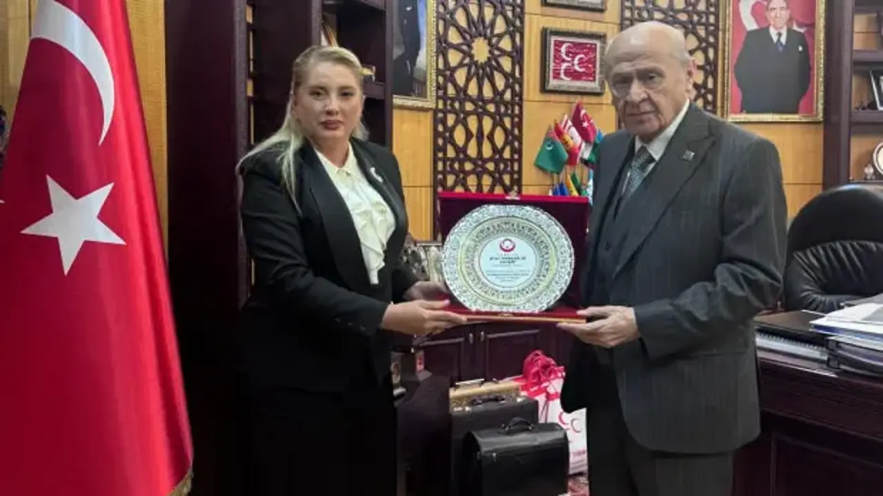 Bahçeli, Bilge Gürs ile görüştü