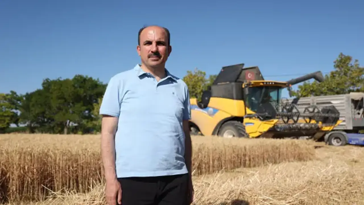 Başkan Altay Altınekin’de hasat yaptı