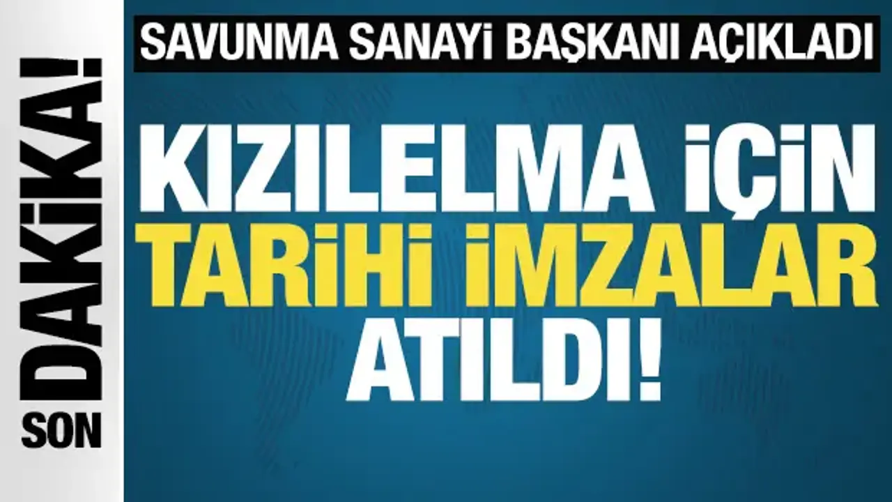 BAYKAR'dan tarihi anlaşma! KIZILELMA için imzalar atıldı