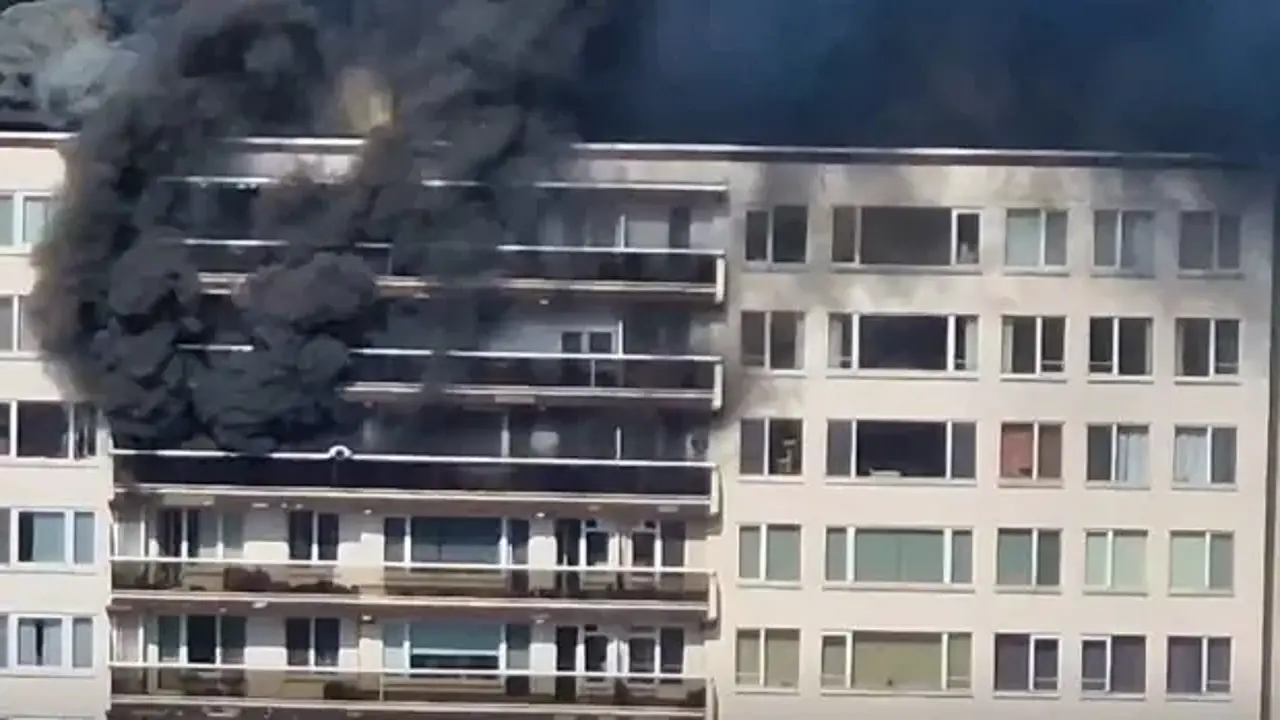 Belçika'da bir binada yangın! Çok sayıda ölü var