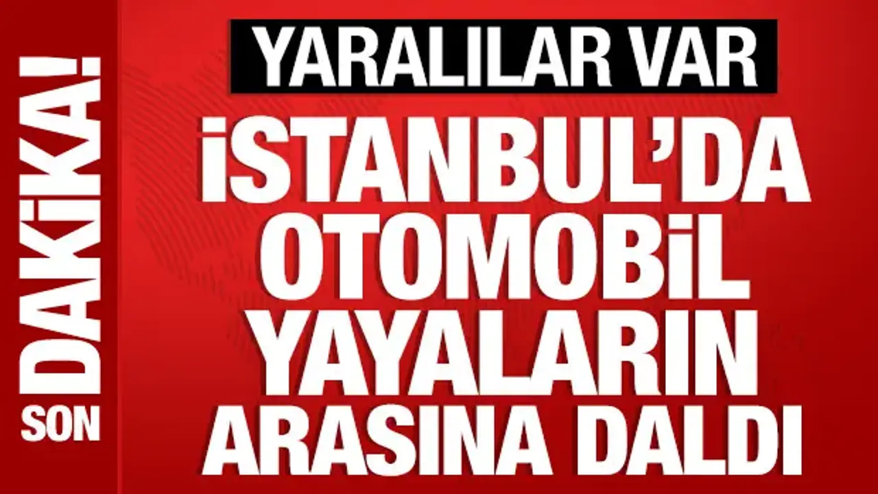 Beykoz’da otomobil yayaların arasına daldı: Sürücü ve 5 kişi yaralandı