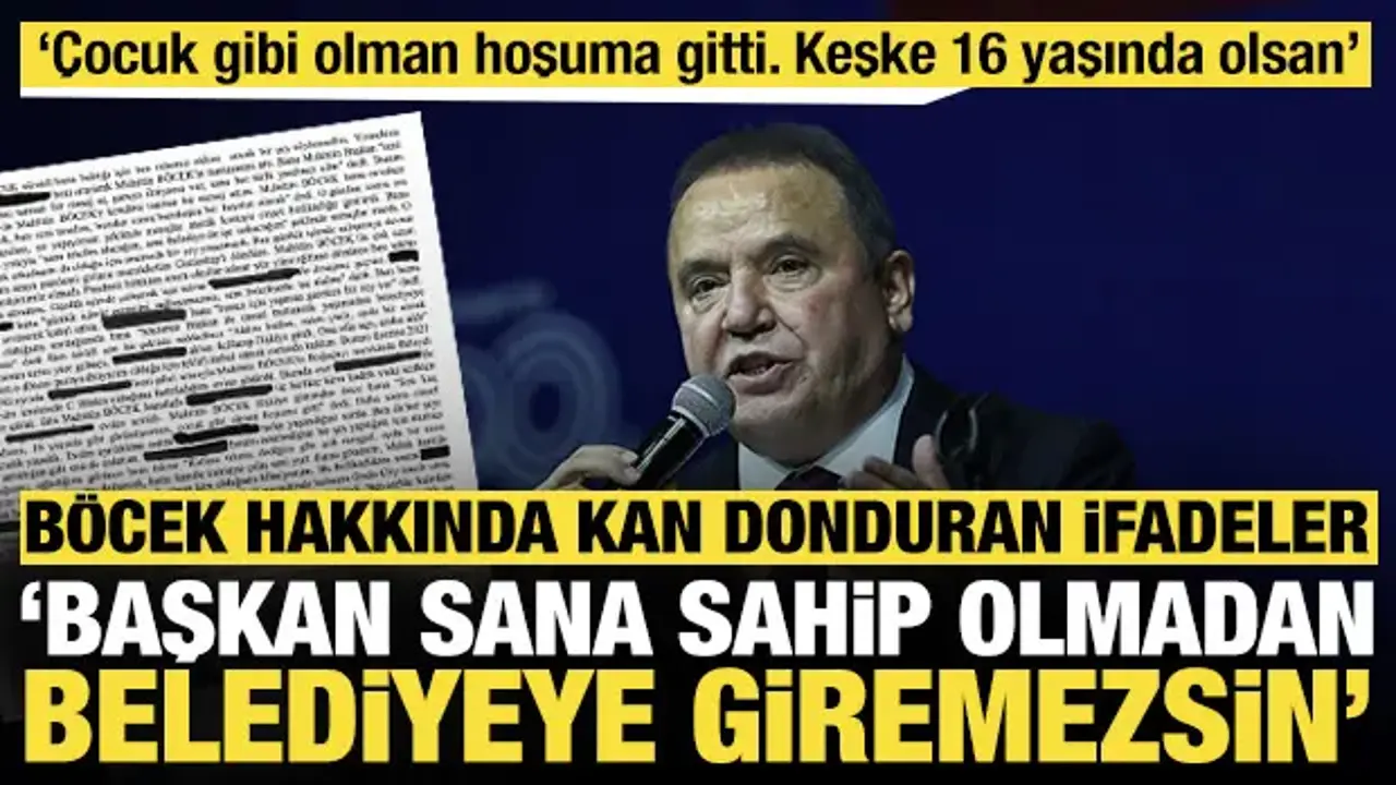 Böcek hakkında kan donduran ifadeler: 'Çocuk gibi görünmen hoşuma gitti, keşke 16 olsan'