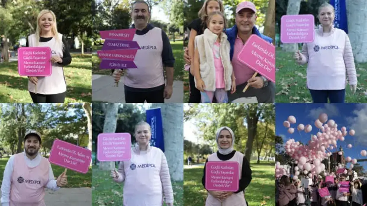 Boğaz'da pembe farkındalık! 'Erken tanı hayat kurtarır'