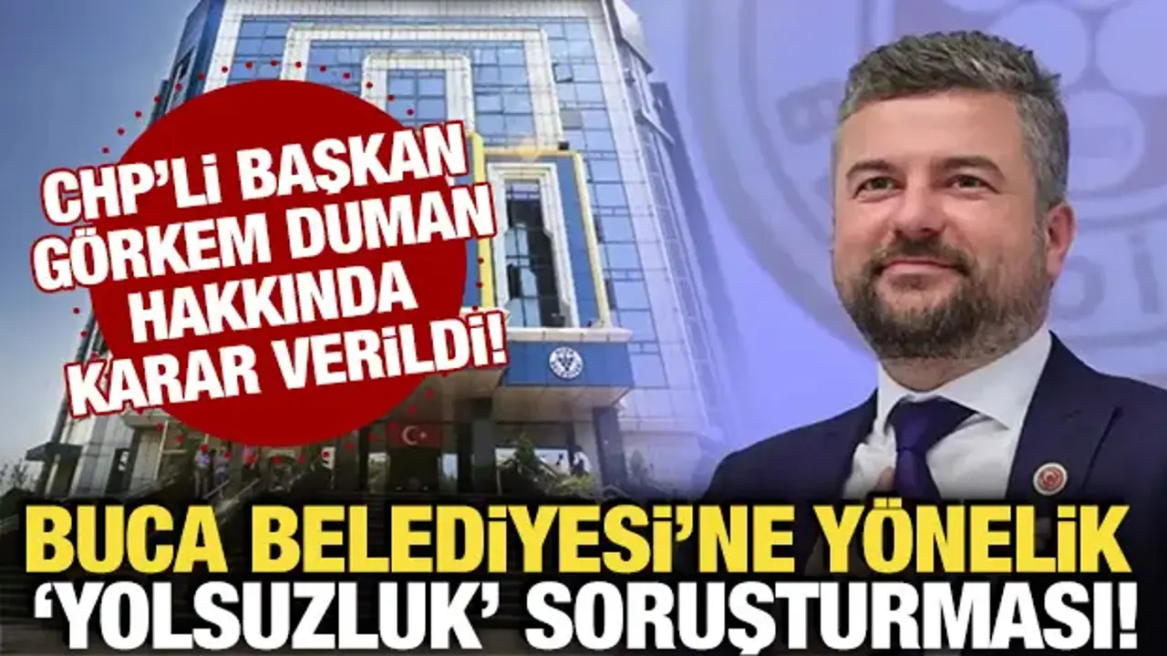 Buca Belediyesi soruşturması: Başkan Görkem Duman tutuklandı
