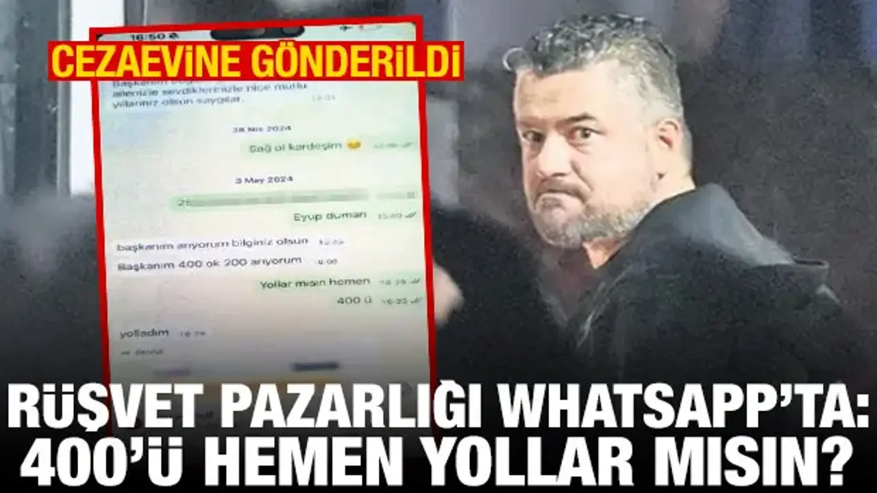 Buca Belediyesi'ndeki rüşvet WhatsApp'a yansıdı: 400'ü hemen yollayabilir misin?