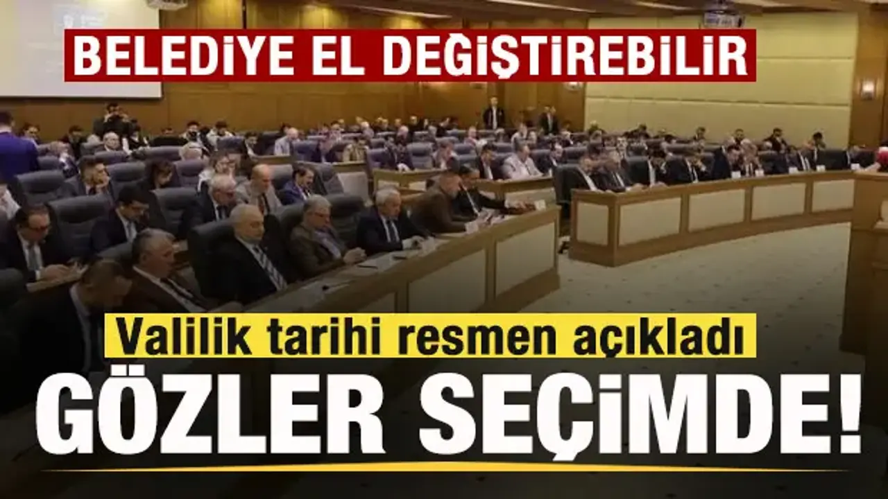 Bursa'da seçim tarihi belli oldu! Belediye el değiştirebilir!