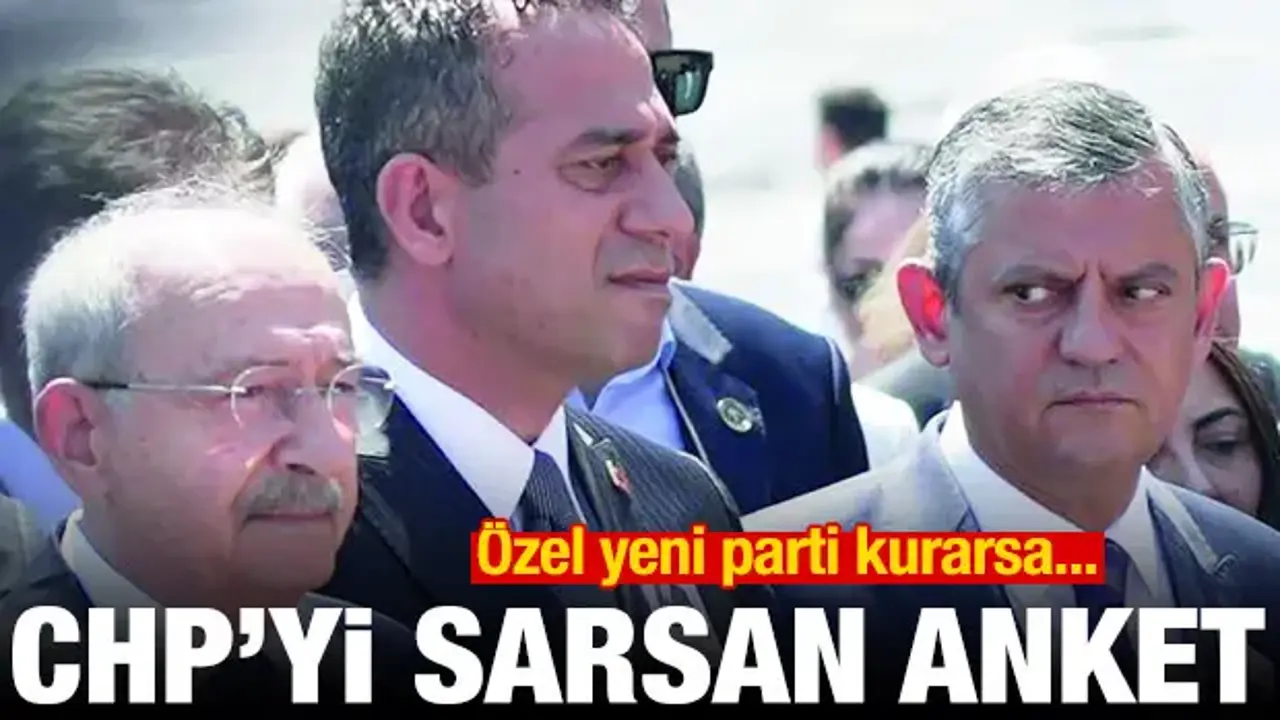 CHP'yi sarsan anket sonucu! Özgür Özel yeni parti kurarsa...