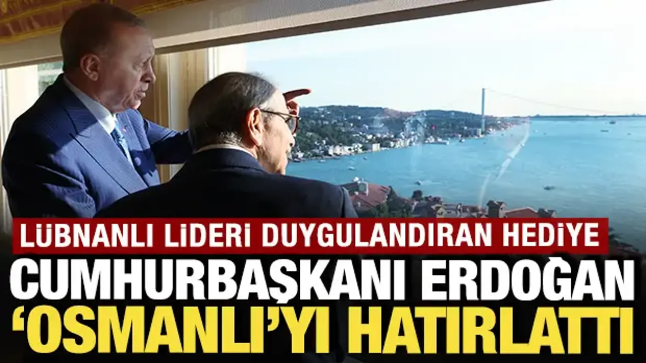 Cumhurbaşkanı Erdoğan Lübnan Başbakanı'na 'Osmanlı'yı hatırlattı