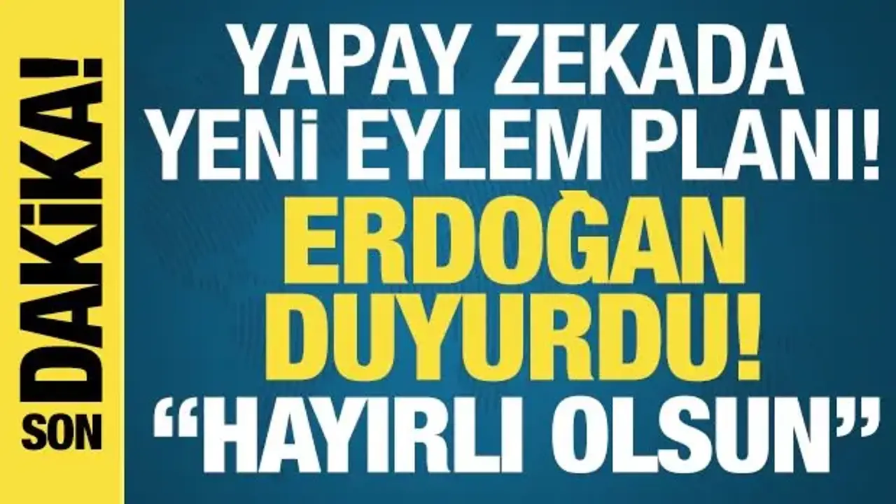 Cumhurbaşkanı Erdoğan Türkiye Yapay Zeka Zirvesi'nde konuşuyor