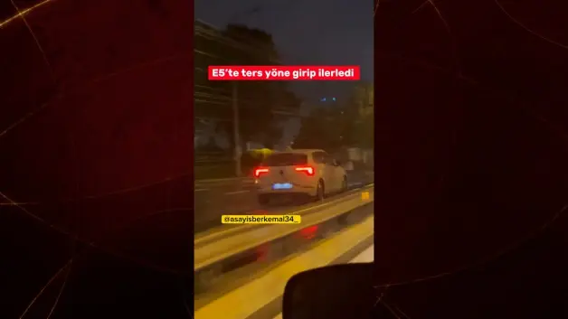 D-100'de ecel teri döktüren sorumsuzluk: Ters yöne giren sürücü dehşet saçtı