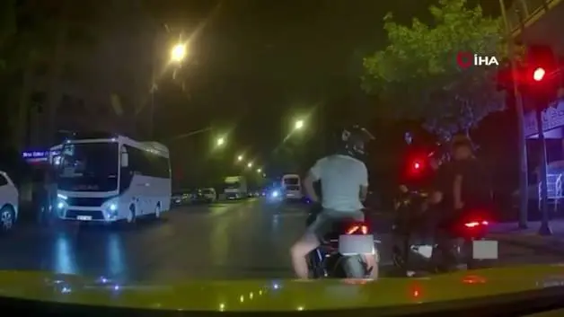 Denizli'de kural tanımayan sürücü faturasını ağır ödedi!