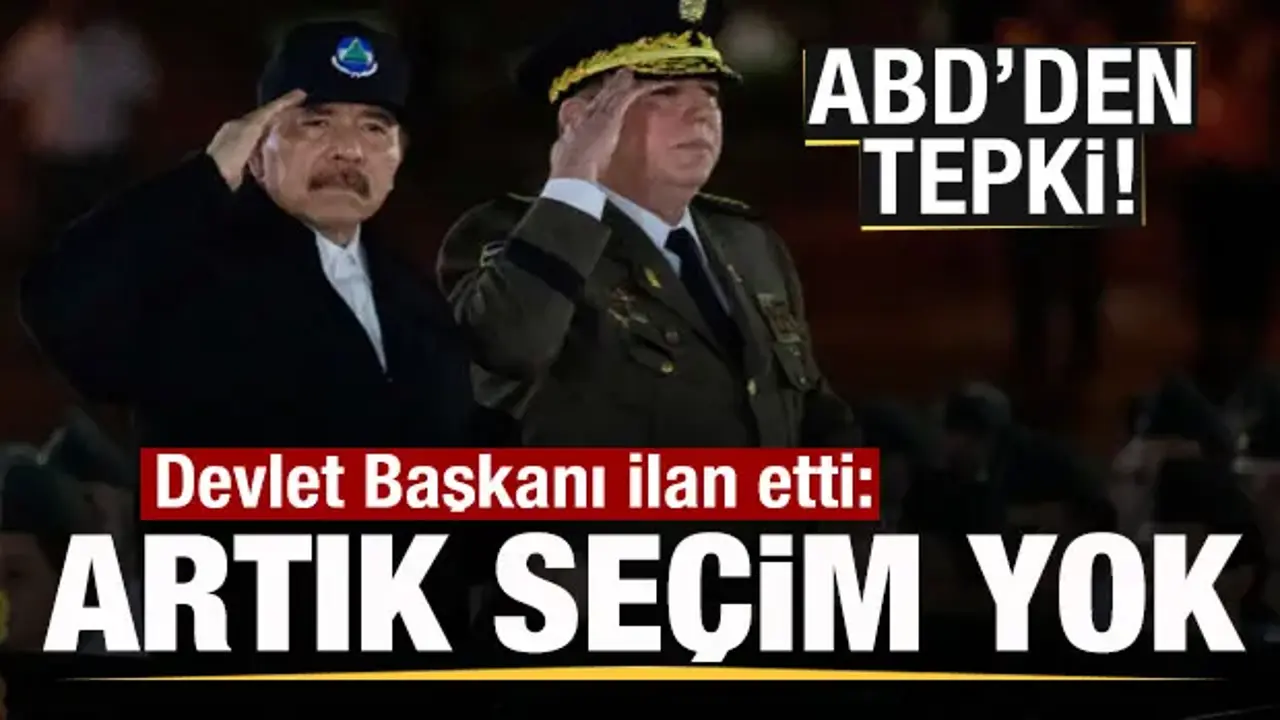 Devlet başkanı duyurdu! Artık seçim yapılmayacak! ABD'den tepki