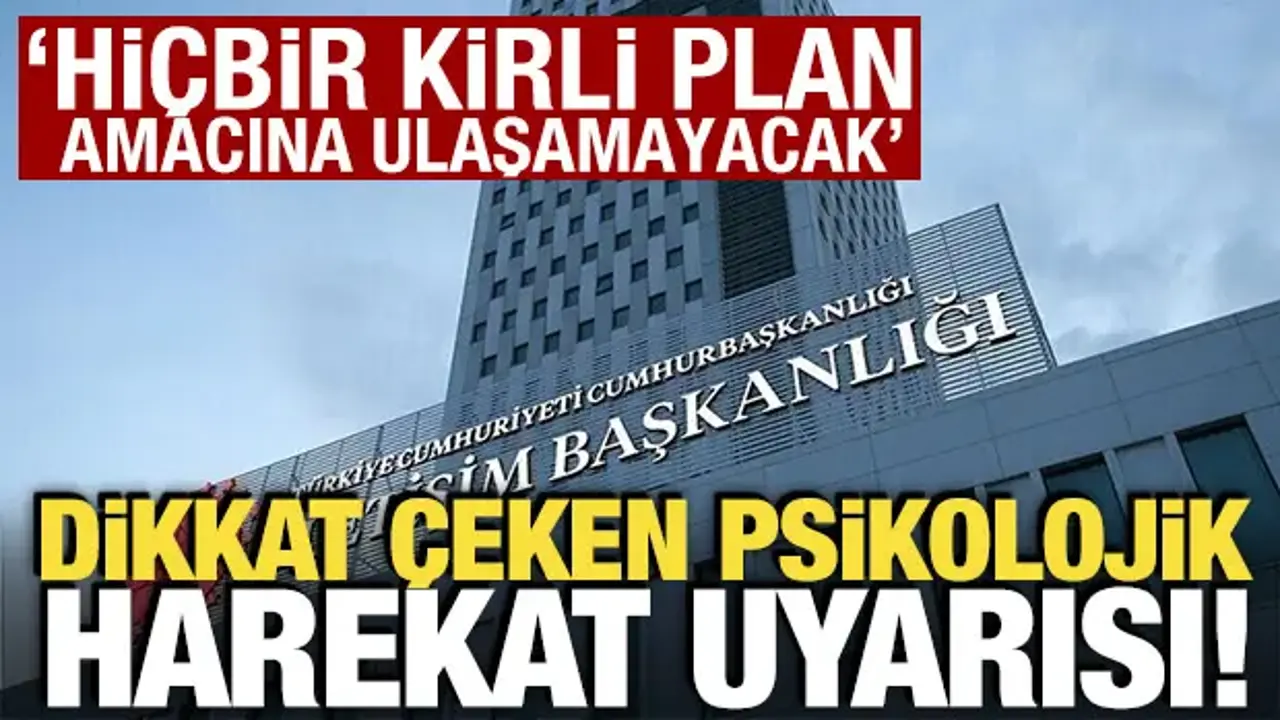 DMM'den psikolojik harekat uyarısı! 'Hiçbir kirli plan amacına ulaşamayacak'