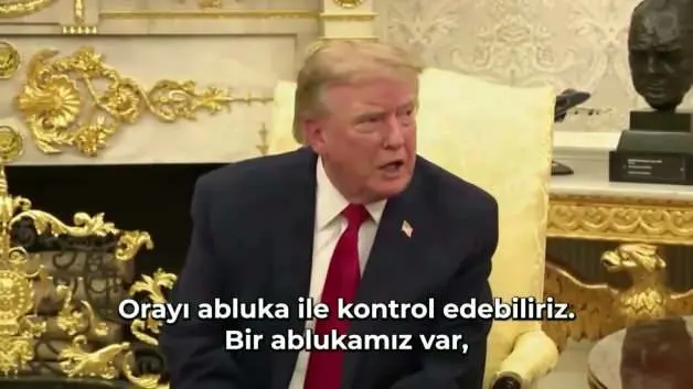 Donald Trump skandal Hürmüz açıklamasını yineledi: ''ABD toprağı ilan edeceğiz''