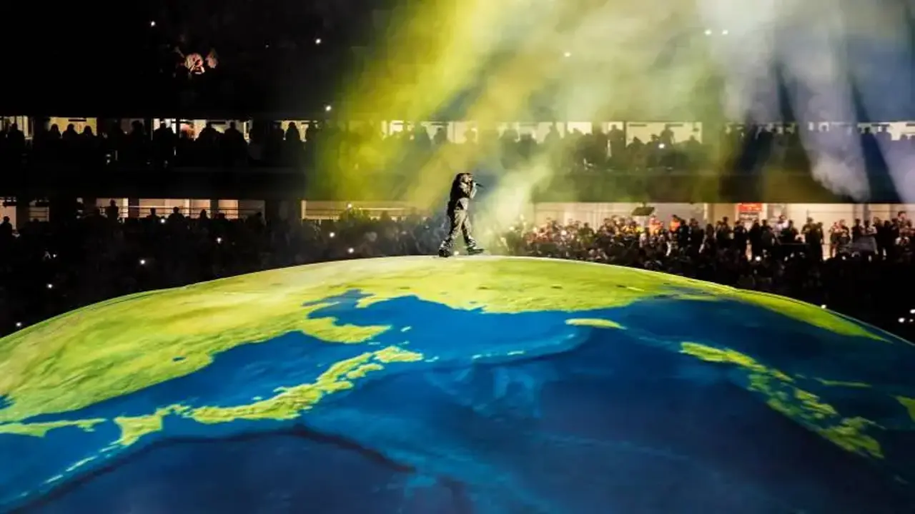 Dünyaca ünlü rapçi Kanye West, ilk kez İstanbul'da konser verdi