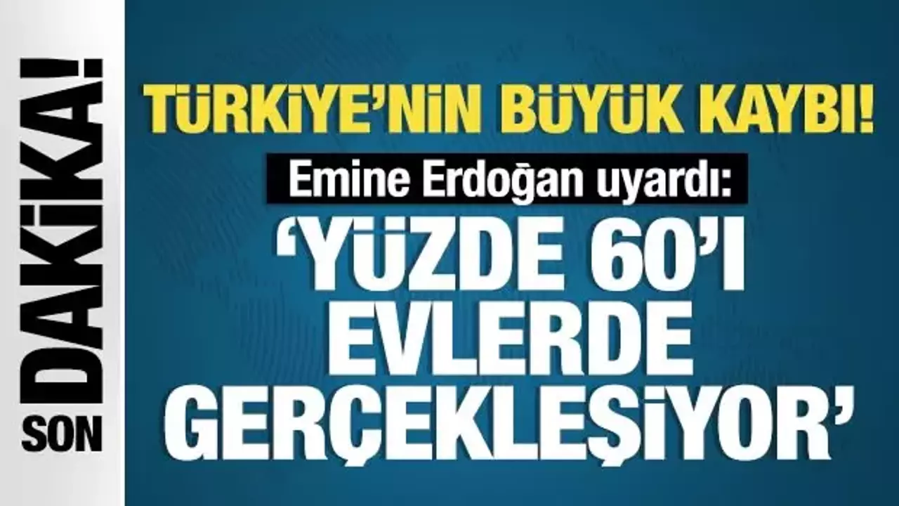 Emine Erdoğan: Gıda israfının faturasını tüm insanlık ödüyor