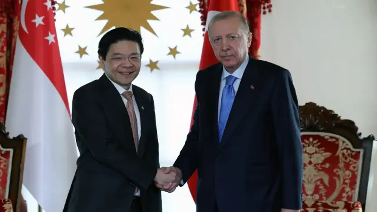 Erdoğan, Singapur Başbakanı'nı kabul etti!