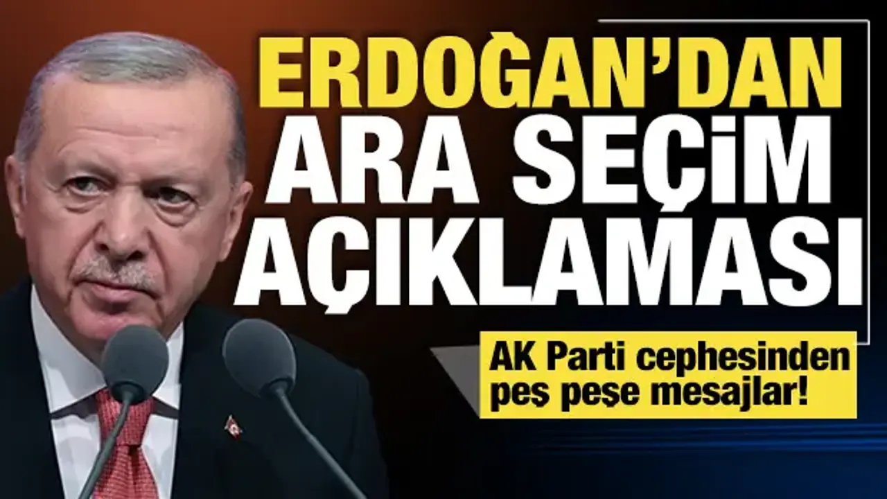 Erdoğan'dan ara seçim sonuçları sonrası ilk açıklama: Ezici üstünlükle sonuçlandı