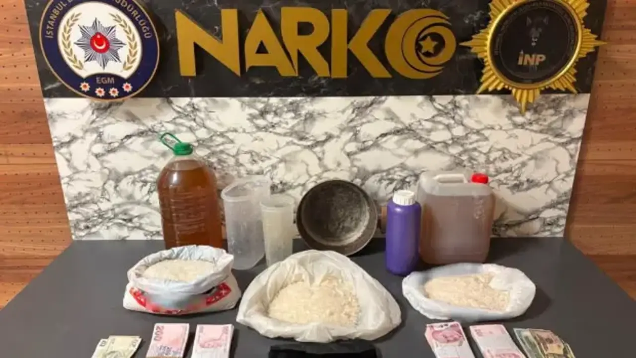 Esenyurt'ta 13 kilo 550 gram uyuşturucu ele geçirildi