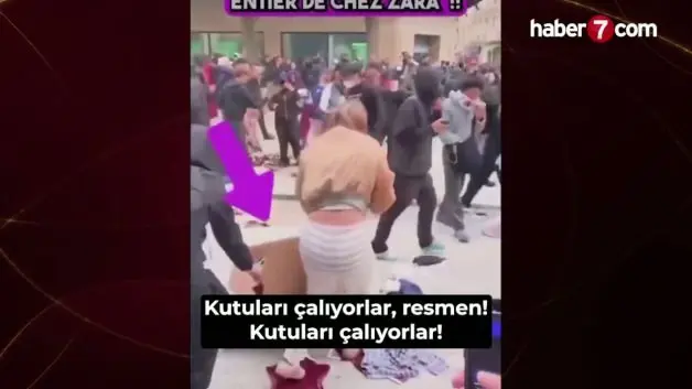 Fransa'daki yağma olaylarında şaşırtan haram diyaloğu: 