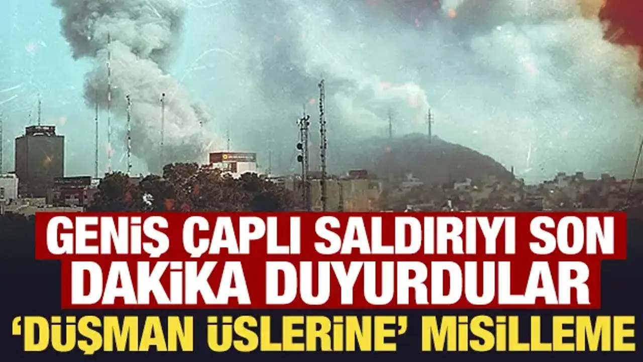 Geniş çaplı saldırıyı son dakika duyurdular: İran ordusundan misilleme!