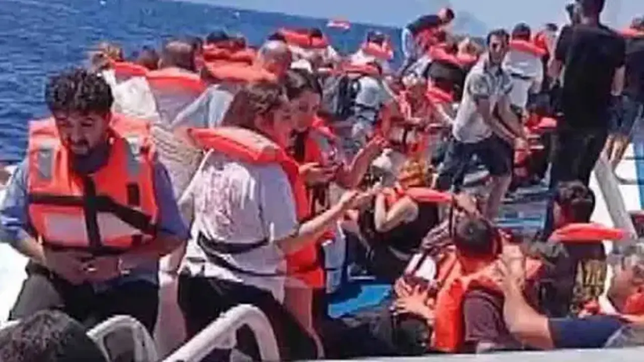 Girne'deki gemi faciasında kahreden detay