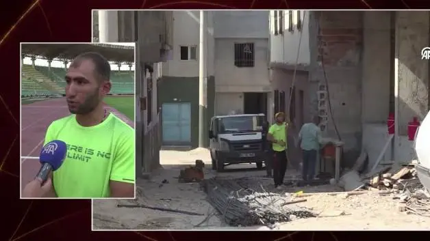 Gündüz harç taşıyor, akşam altın madalyaya koşuyor: İşte gerçek azim!