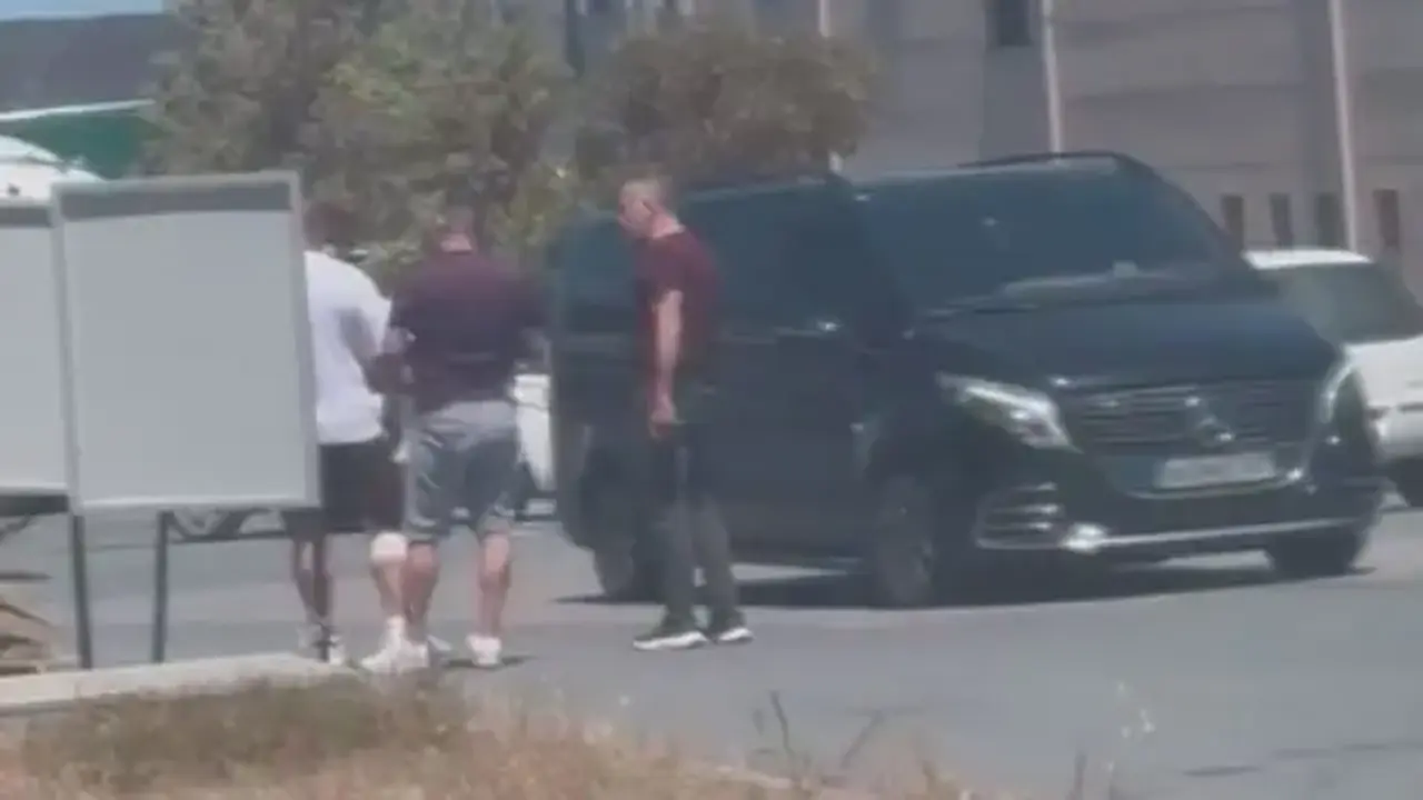 Haluk Levent’in gözaltına alınmadan önceki görüntüsü