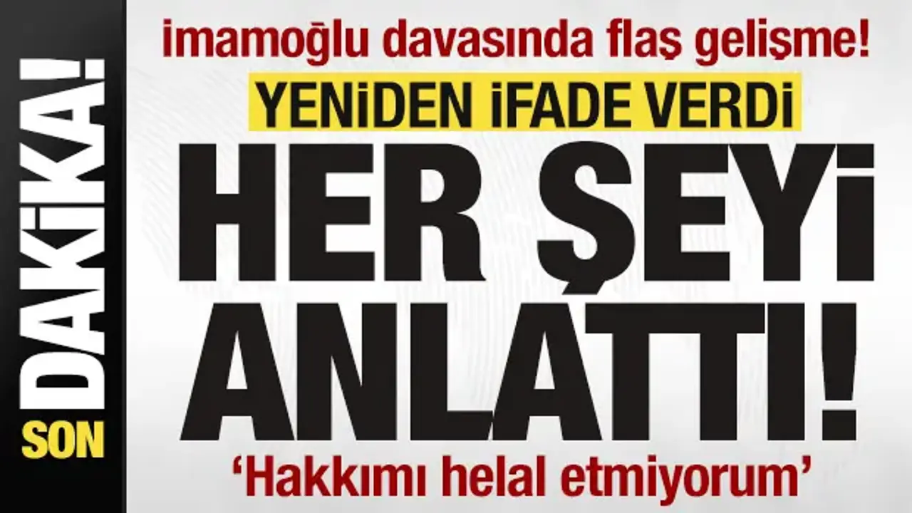 İmamoğlu davasında çarpıcı ifade! Muzaffer Beyaz her şeyi anlattı: Hakkımı helal etmiyorum