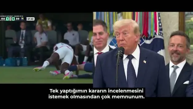 İptal edilen kırmızı kart Dünya Kupasını karıştırdı! İşte Trump'tan ilk açıklamalar