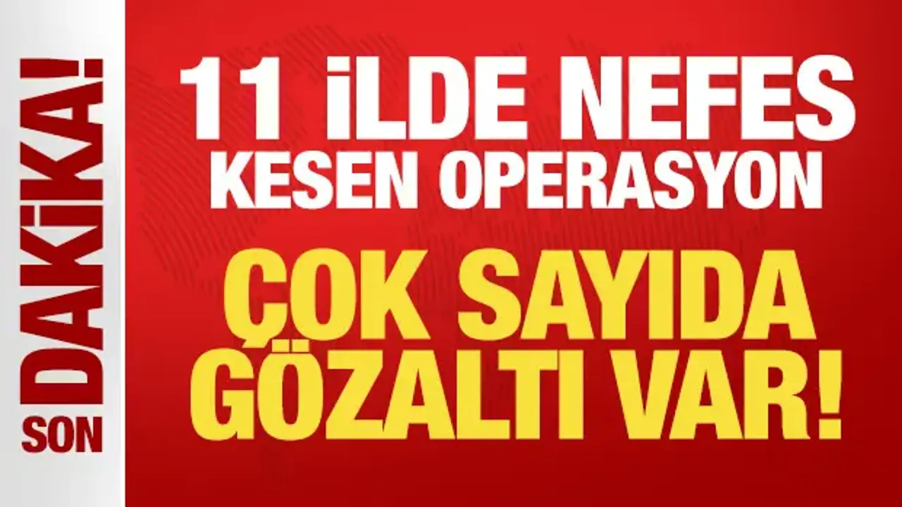 İstanbul merkezli 11 ilde organize suç örgütlerine operasyon: 51 gözaltı