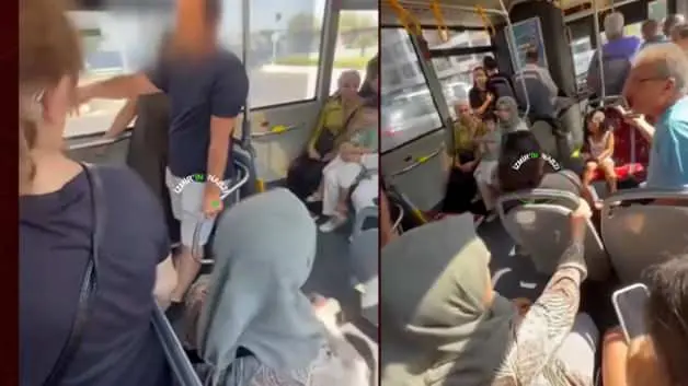 İzmir'de otobüste 