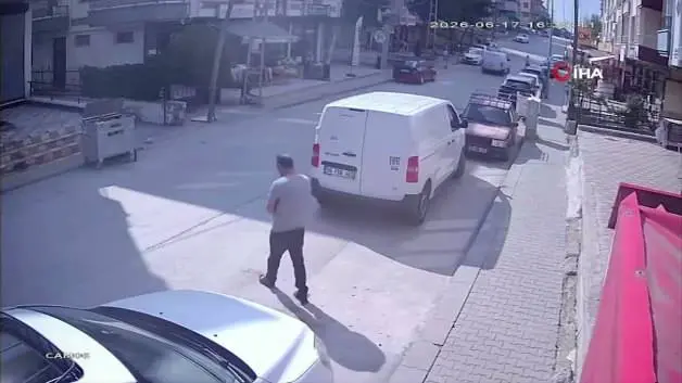 Kahraman fırıncı faciayı önledi: Hareket halindeki kamyonete atladı!