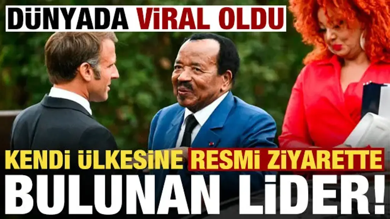 Kendi ülkesine resmi ziyarette bulunan tek lider! Alay konusu oldu...