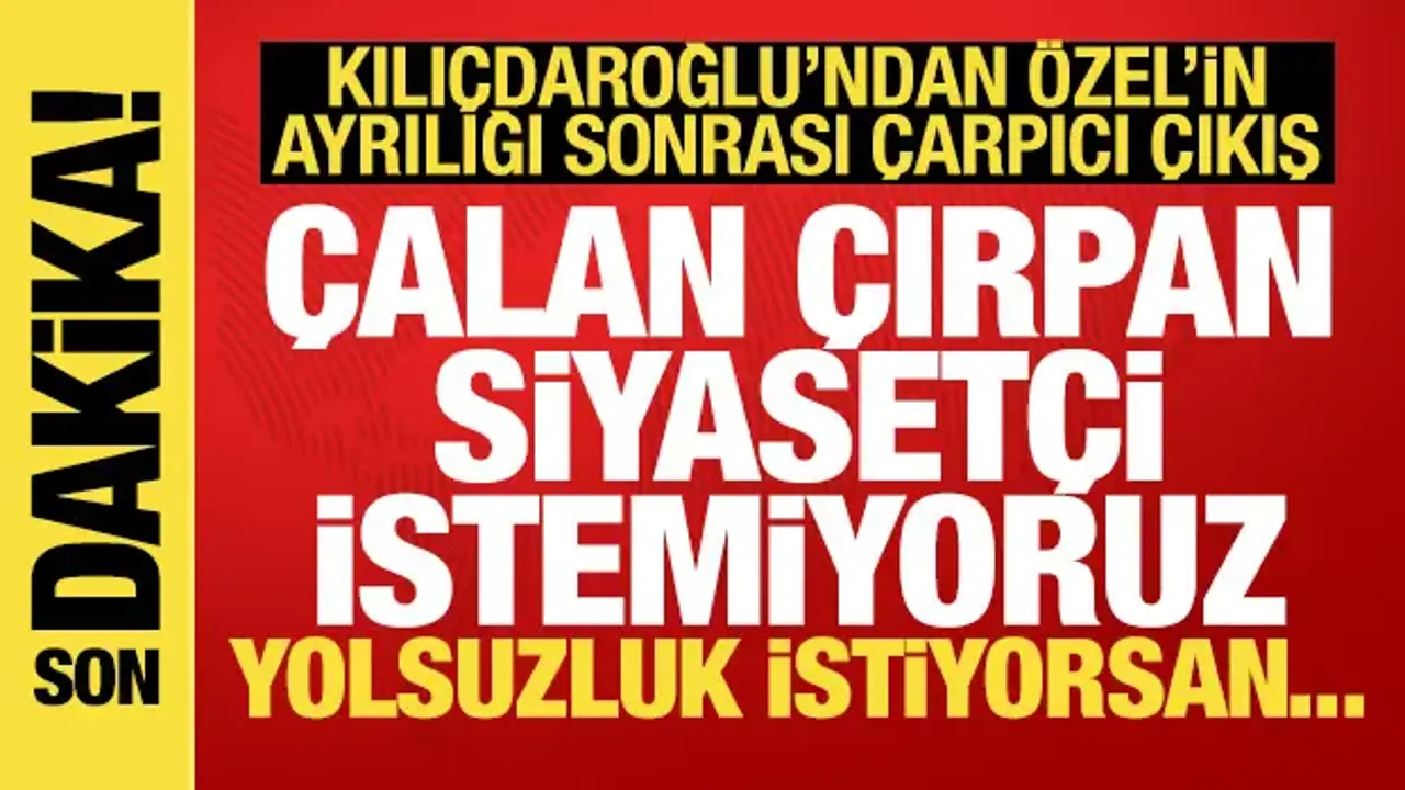 Kılıçdaroğlu: Hiçbir CHP'li malı götürenlerle yan yana duramaz