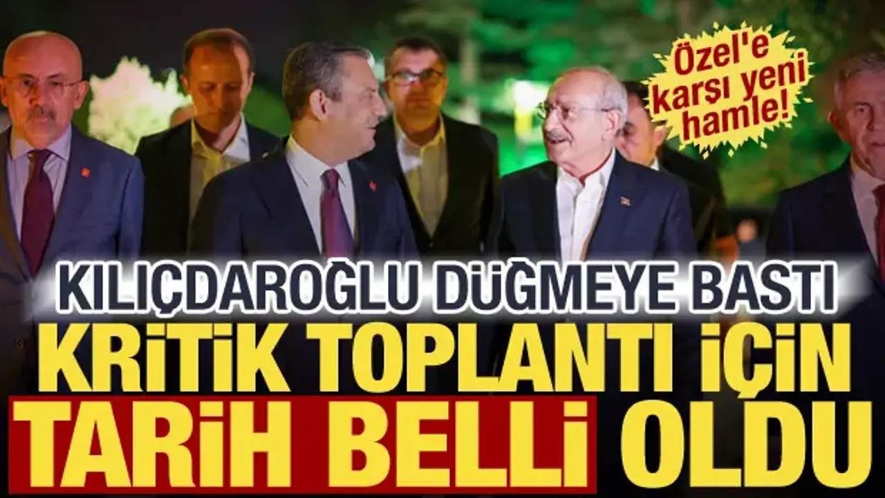 Kılıçdaroğlu'ndan Özel'e karşı yeni hamle! Disiplin Kurulu toplanıyor, tarih belli oldu