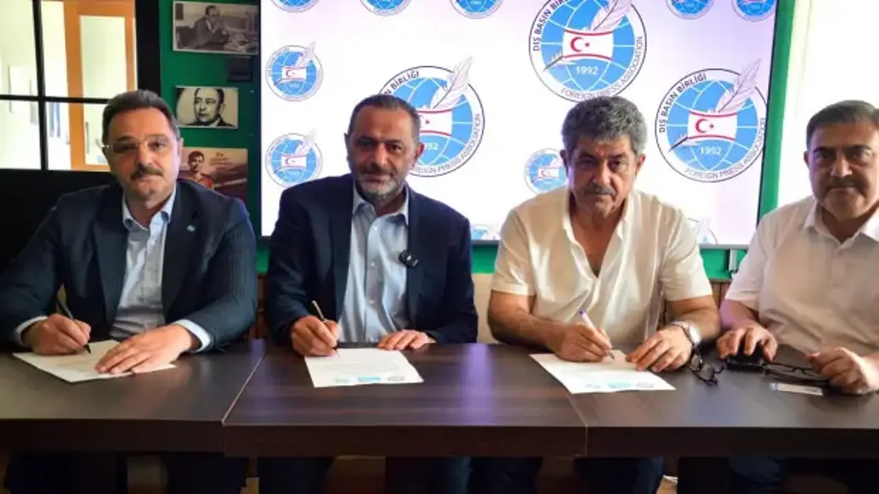 KKTC Dış Basın Birliği, TİMBİR ve TDGF arasında İş Birliği protokolü imzalandı