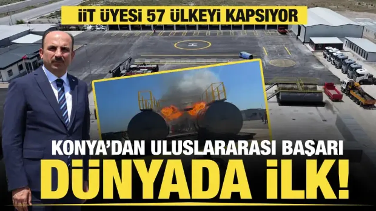 Konya Büyükşehir İtfaiyesi dünyada JOIFF tarafından akredite edilen ilk belediye oldu