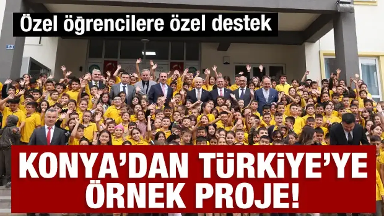 Konya Büyükşehir’den Türkiye’ye örnek proje: Özel öğrencilere özel destek